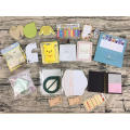 Sticky Note Color Paper Memo Cube Memo Pad Leaf Shape